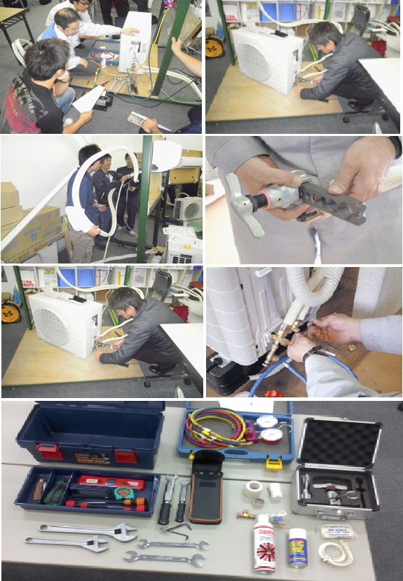 ルームエアコン設置研修 橋本総業東雲研修センター公式サイト ルームエアコン設置研修 橋本総業東雲研修センター公式サイト